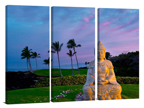 Buddha statue at Waikaloa Hilton on the Big Island of Hawaii.